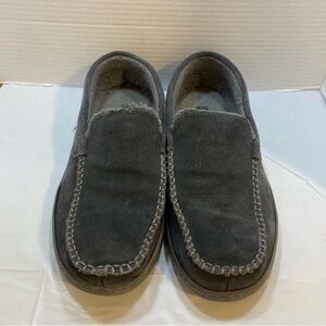 Men's Gray Suede Loafers